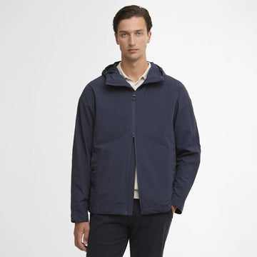 Barbour Modern Rokig Hooded Showerproof Jacket Navy