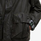 Barbour Modified Durham Wax Jacket Archive Olive - Parasol Store