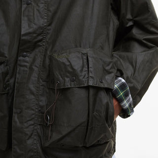 Barbour Modified Durham Wax Jacket Archive Olive - Parasol Store