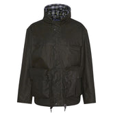 Barbour Modified Durham Wax Jacket Archive Olive - Parasol Store