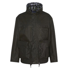 Barbour Modified Durham Wax Jacket Archive Olive - Parasol Store