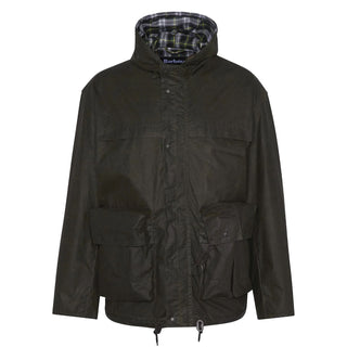 Barbour Modified Durham Wax Jacket Archive Olive - Parasol Store