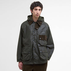 Barbour Modified Solway Waxed Jacket Olive - Parasol Store