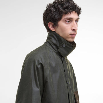 Barbour Modified Solway Waxed Jacket Olive - Parasol Store