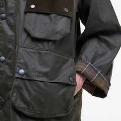 Barbour Modified Solway Waxed Jacket Olive - Parasol Store
