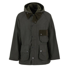 Barbour Modified Solway Waxed Jacket Olive - Parasol Store