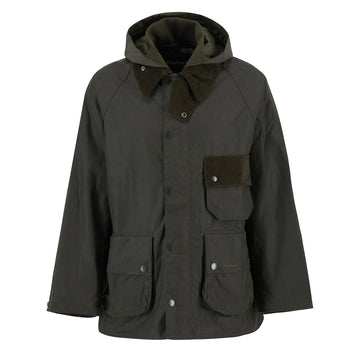 Barbour Modified Solway Waxed Jacket Olive