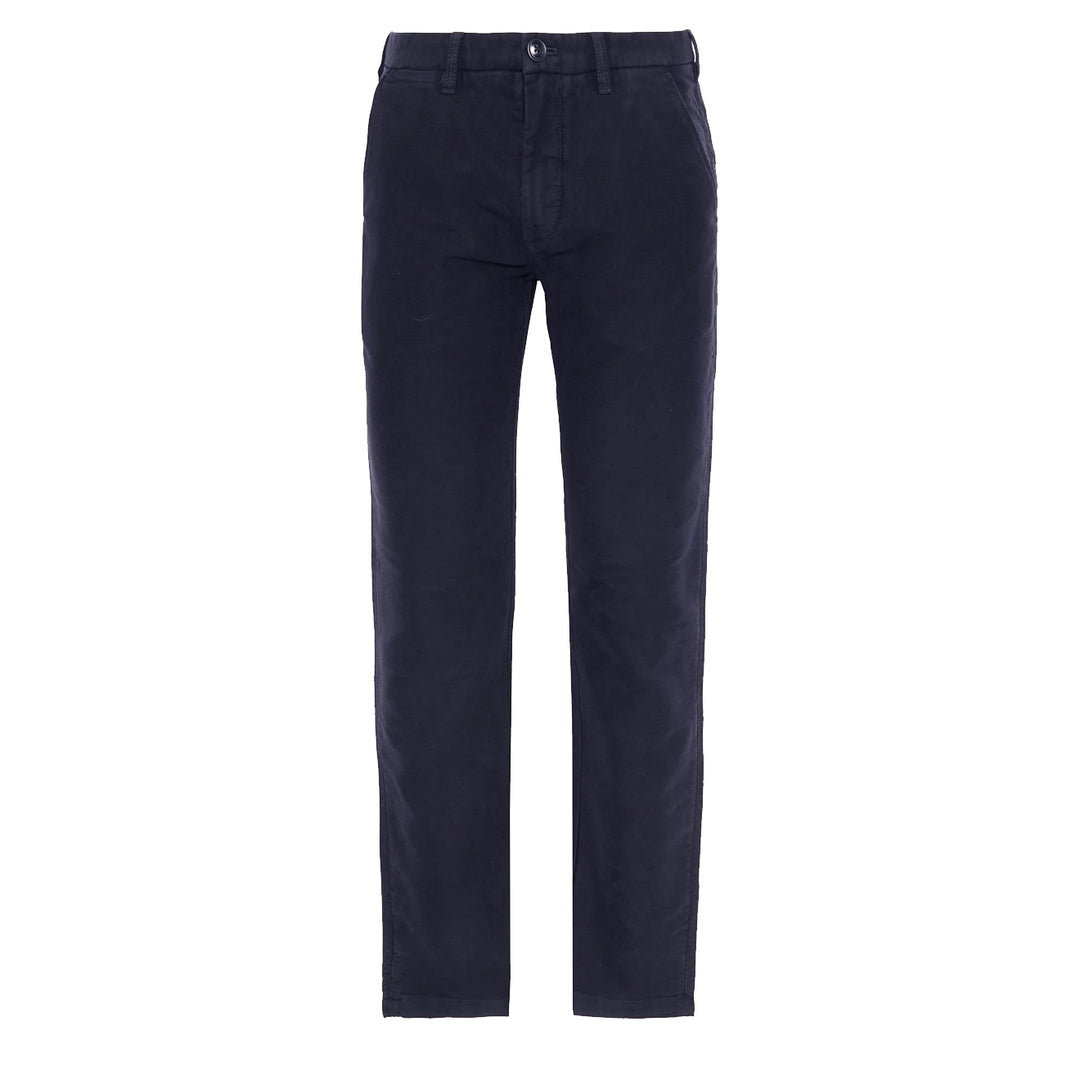 Barbour Moleskin Tailored Fit Trouser Navy - Parasol Store