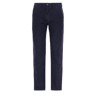 Barbour Moleskin Tailored Fit Trouser Navy - Parasol Store
