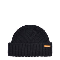 Barbour Mosely Fisherman Beanie Hat Black - Parasol Store