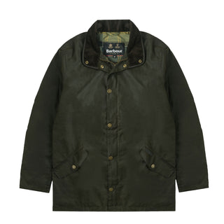 Barbour Mowden Wax Jacket Olive - Parasol Store