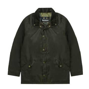 Barbour Mowden Wax Jacket Olive - Parasol Store