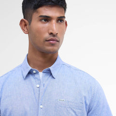 Barbour Nelson Regular S/S Shirt Blue