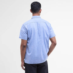 Barbour Nelson Regular S/S Shirt Blue