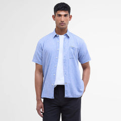 Barbour Nelson Regular S/S Shirt Blue