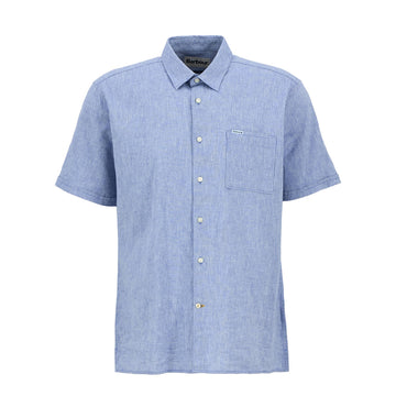 Barbour Nelson Regular S/S Shirt Blue