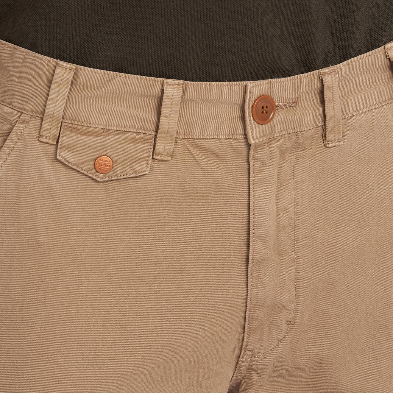 Barbour Neuston Twill Trousers Stone - Parasol Store