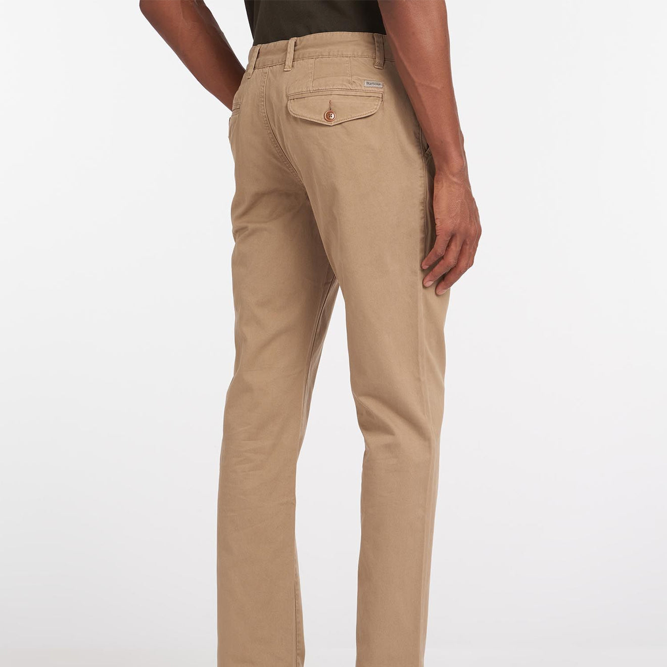 Barbour Neuston Twill Trousers Stone - Parasol Store