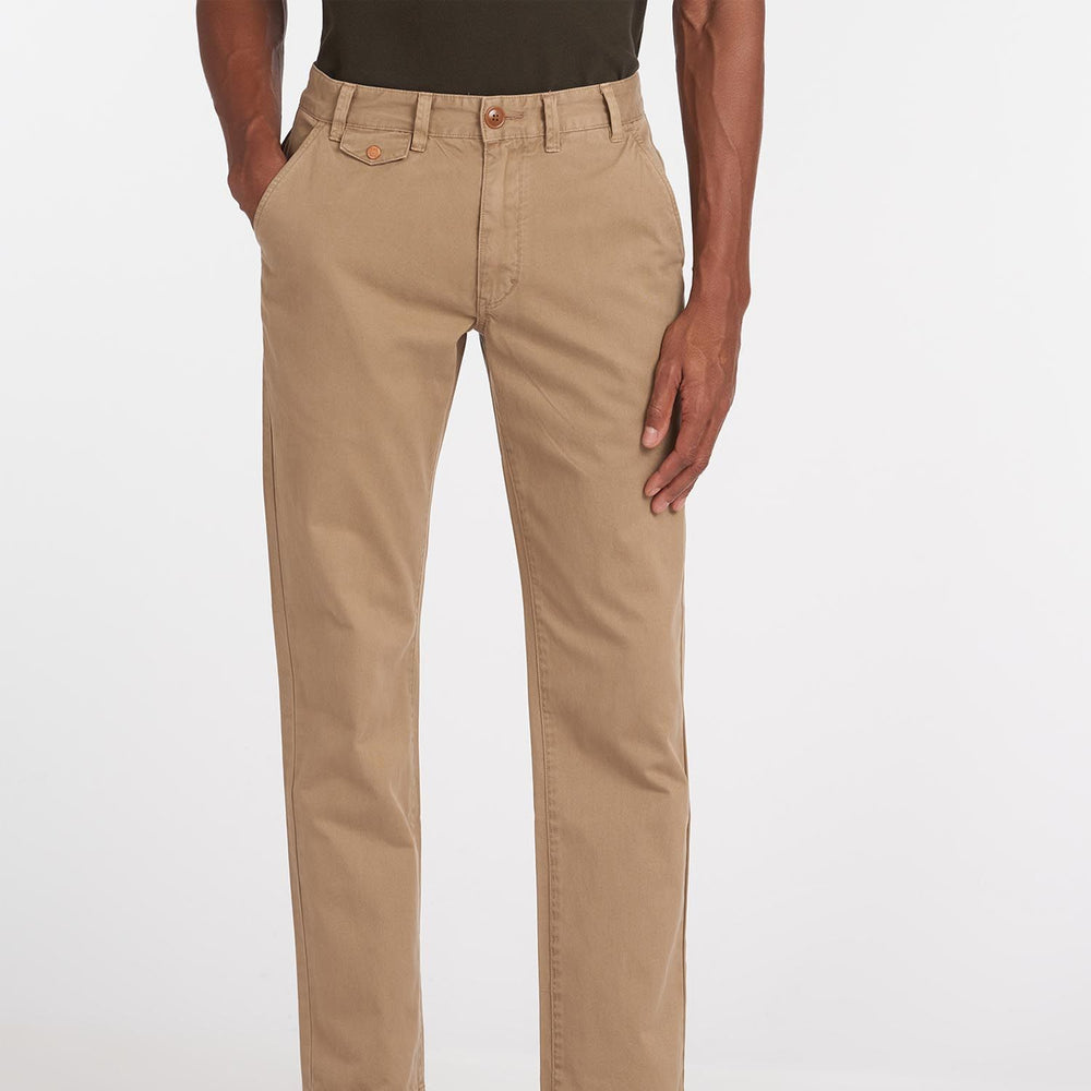 Barbour Neuston Twill Trousers Stone - Parasol Store