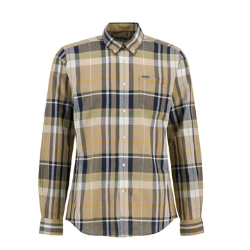 Barbour Newbridge Checked Tailored L/S Shirt Stone