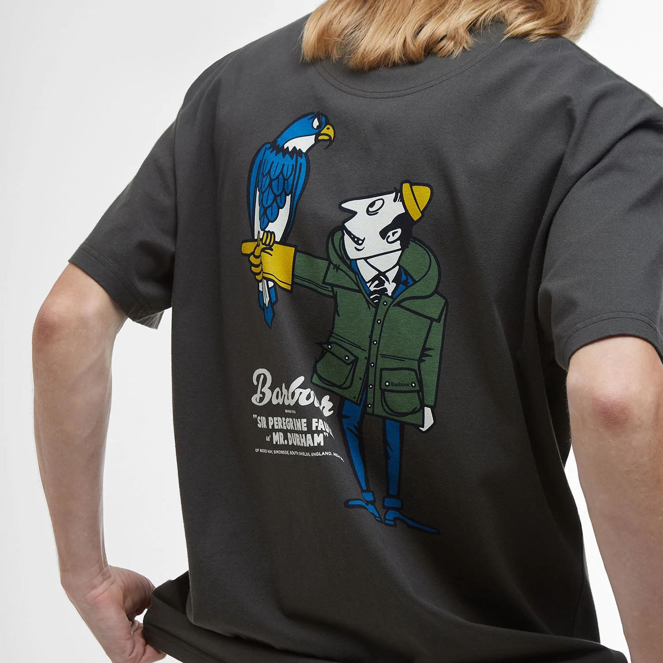 Barbour Newclyde Fit Graphic T-Shirt Sage - Parasol Store