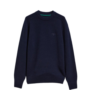 Barbour Newtown Crew Neck Sweater Navy