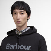 Barbour Nicholas Fit Hoodie Black - Parasol Store