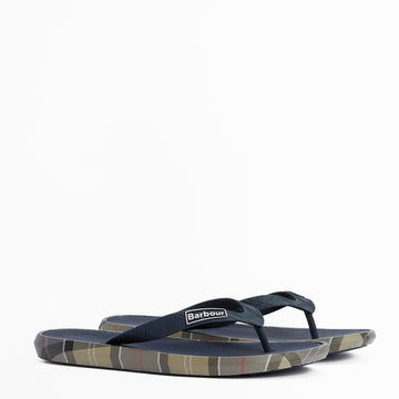 Barbour Oakdale Sandal Navy / Dress Tartan