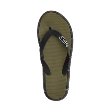 Barbour Oakdale Sandal Olive / Classic Tartan