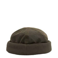 Barbour Oakmoor Waxed Docker Hat Olive - Parasol Store