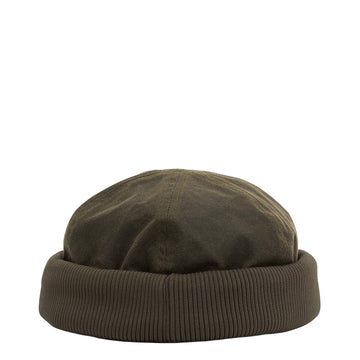 Barbour Oakmoor Waxed Docker Hat Olive