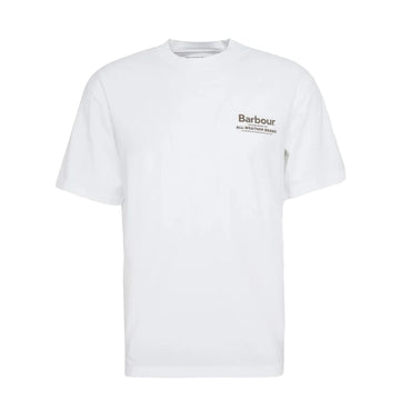 Barbour Outdoors Graphic Fit T-Shirt White