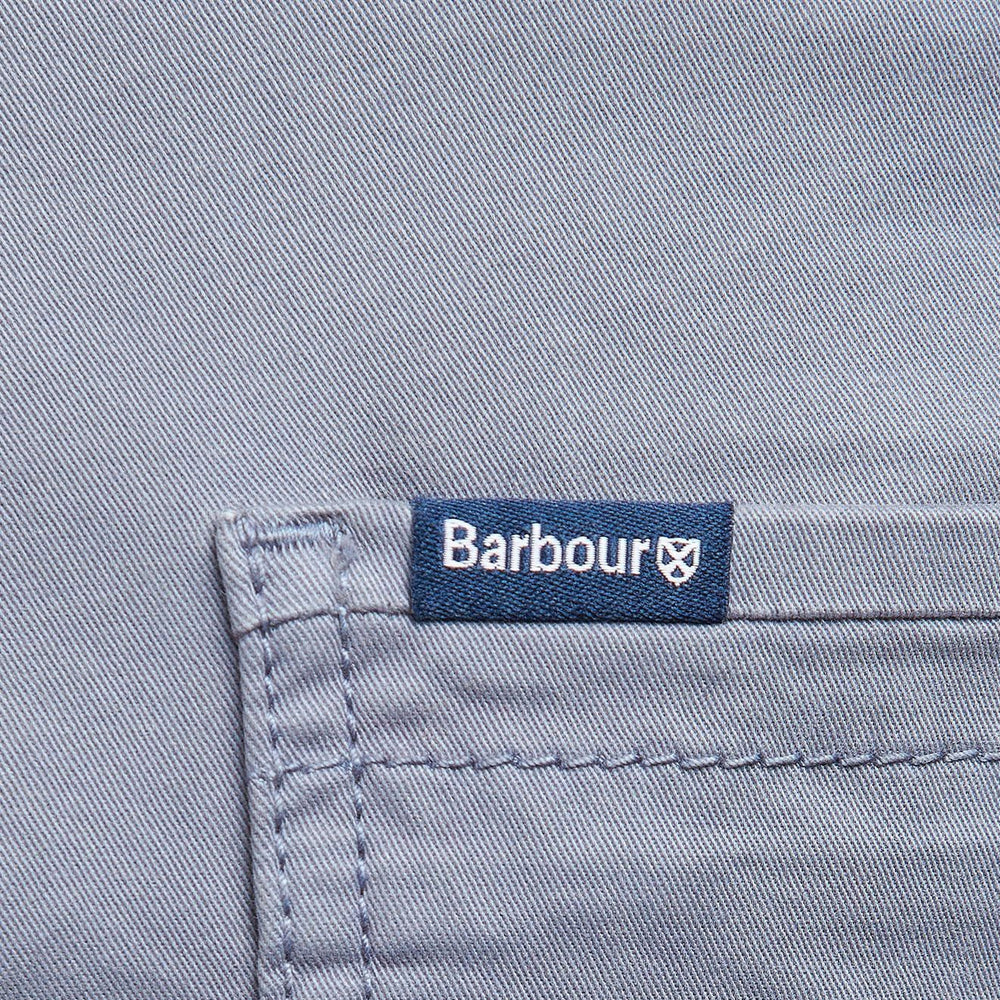 Barbour Overdyed Twill Trousers Washed Blue Barbour