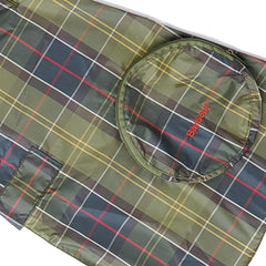 Barbour Packable Tartan Dog Coat Classic Tartan - Parasol Store