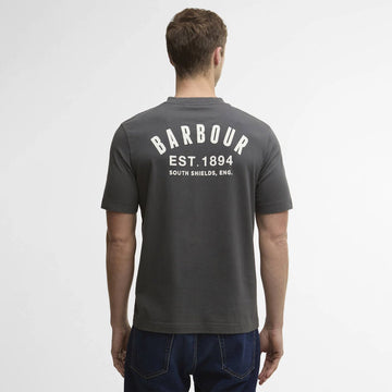 Barbour Packling Relaxed Graphic T-Shirt Asphalt