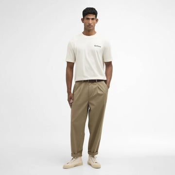 Barbour Packling Relaxed Graphic T-Shirt Neutral