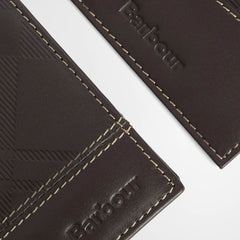 Barbour Tyneside Leather Wallet Brown