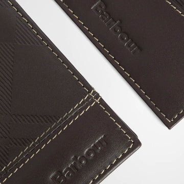 Barbour Tyneside Leather Wallet Brown