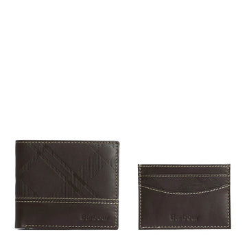 Barbour Tyneside Leather Wallet Brown