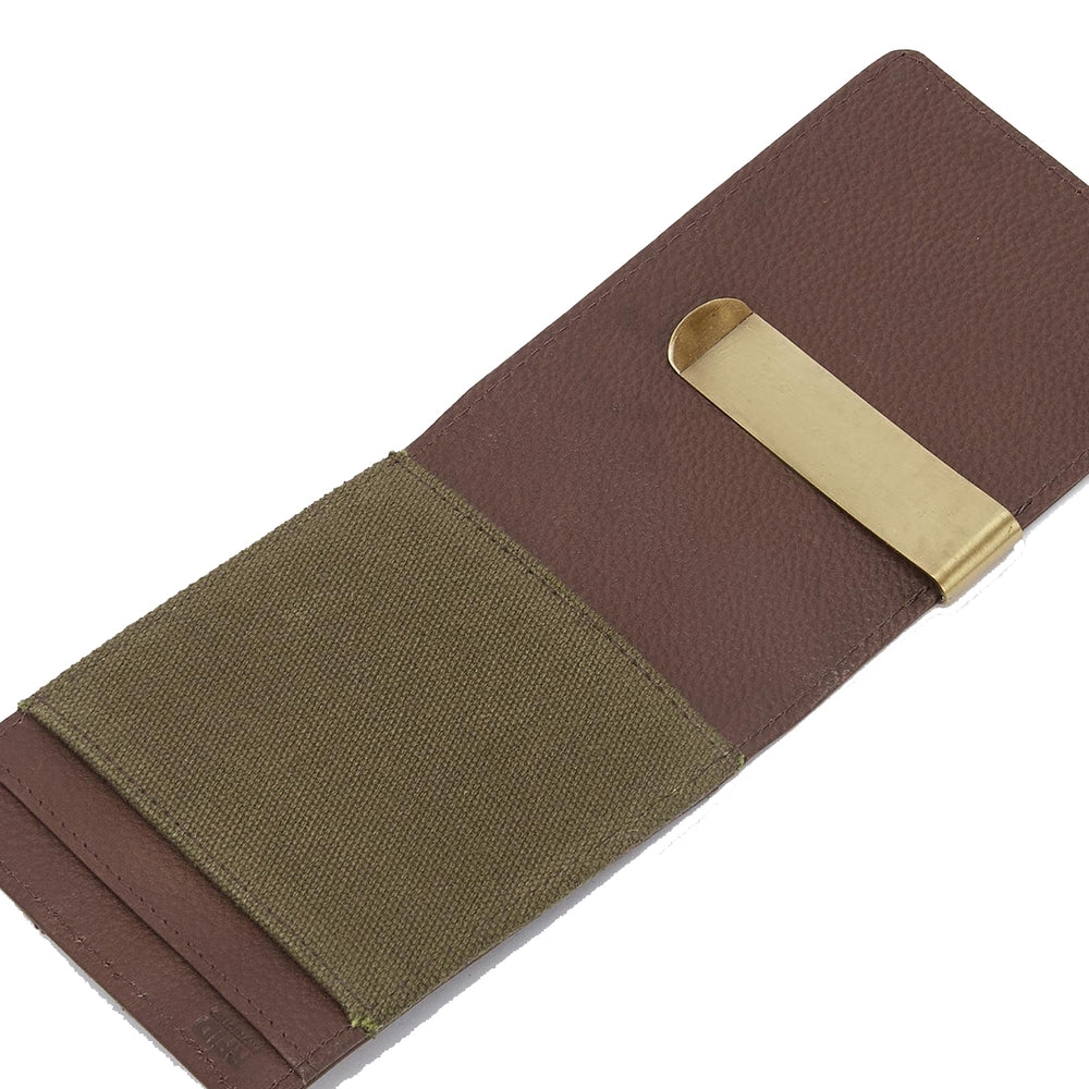 Barbour Padbury Leather Wallet & Fob Gift Set Dark Brown - Parasol Store