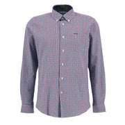 Barbour Padshaw Tailored Gingham Shirt Rich Red - Parasol Store