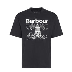 Barbour Pell Oversized Graphic T-Shirt Black