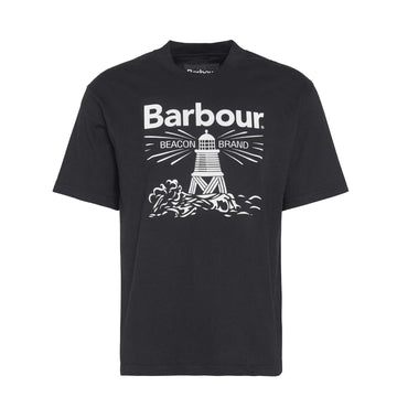 Barbour Pell Oversized Graphic T-Shirt Black
