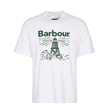 Barbour Pell Oversized Graphic T-Shirt White