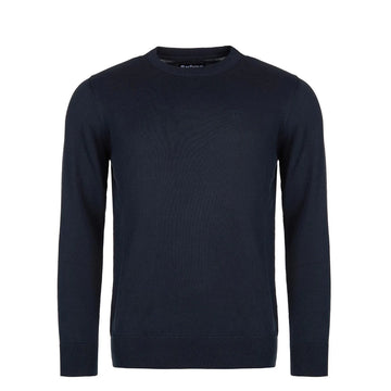 Barbour Pima Cotton Crew Neck Navy