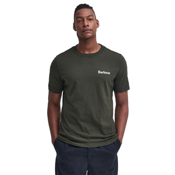 Barbour Pitbright Relaxed T-Shirt Sage - Parasol Store