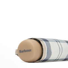 Barbour Portree Umbrella Hessian Navy Tartan - Parasol Store