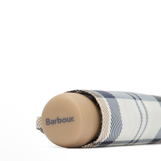 Barbour Portree Umbrella Hessian Navy Tartan - Parasol Store