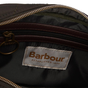 Barbour Quilted Crossbody Bag Olive - Parasol Store