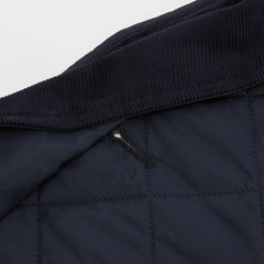 Barbour Quilted Dog Coat Dark Navy